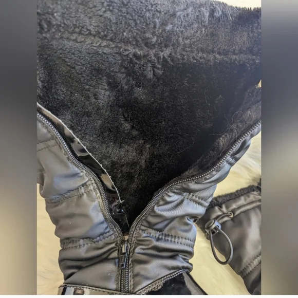 BASS Black Women's Snow Knee Boots - Picture 4 of 7